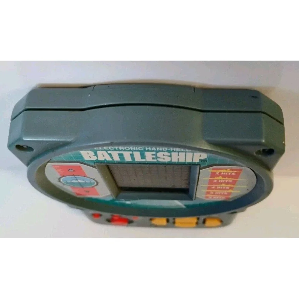 Battle Ship Electronic Handheld Game 1995 Milton Bradley Travel - Tested - Works